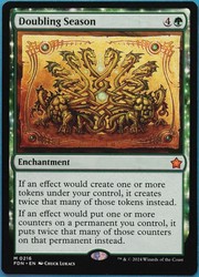 Doubling Season 216/830 Foundations Mythic Rare Enchantment