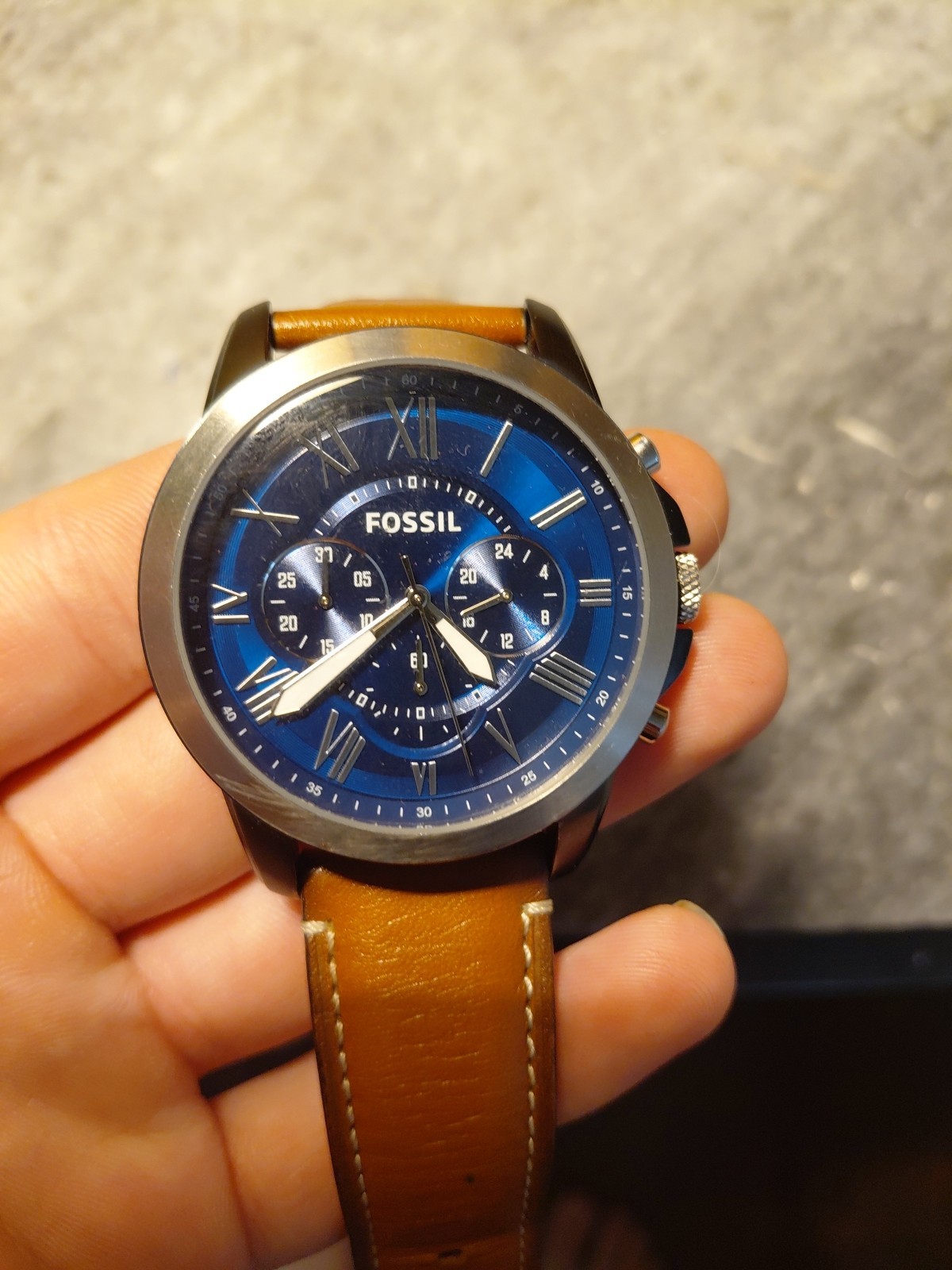 -Fossil Watch -there A Little Scratch On The Bott… - image 3