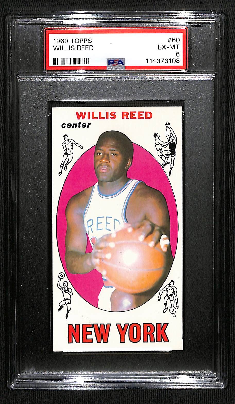 1969-70 Topps #60 Willis Reed PSA 6