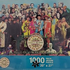 NEW Sgt Peppers Puzzle 1000 Pc Lonely Hearts Club Band Aquarius The Beatles