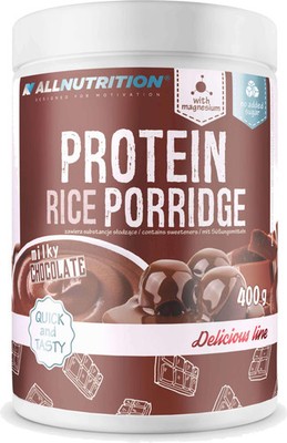 Allnutrition Protein Rice Porridge, 400 g Dose, Milk Chocolate