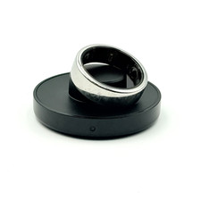 Oura Ring Gen 3 Horizon - Titanium - Size 12 - Silver - HEAVILY SCRATCHED