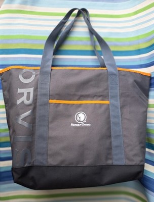 Orvis Adventure Mutual Of Omaha Indian Chief Logo Gray & Orange