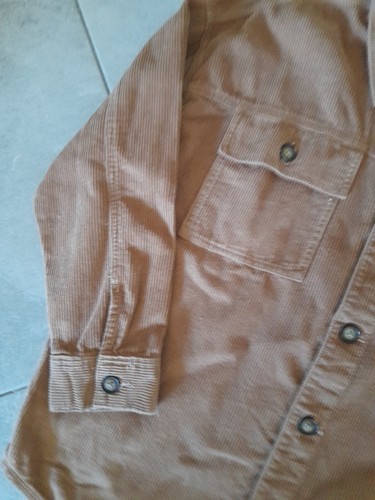 WOMEN'S / GIRLS TAN CORDUROY SHACKET/SHIRT/JACKET RELAXED FIT SIZE L NWT - Picture 19 of 20
