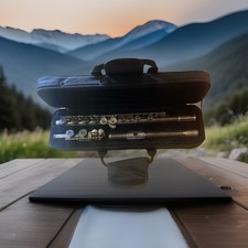 Vintage Armstrong 104 USA Silver Flute  Case