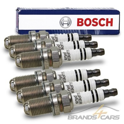 6x BOSCH ZÜNDKERZE ZÜNDKERZEN FÜR CITROEN XM 3.0 V6 BJ 89-00 605 3.0 BJ 89-99