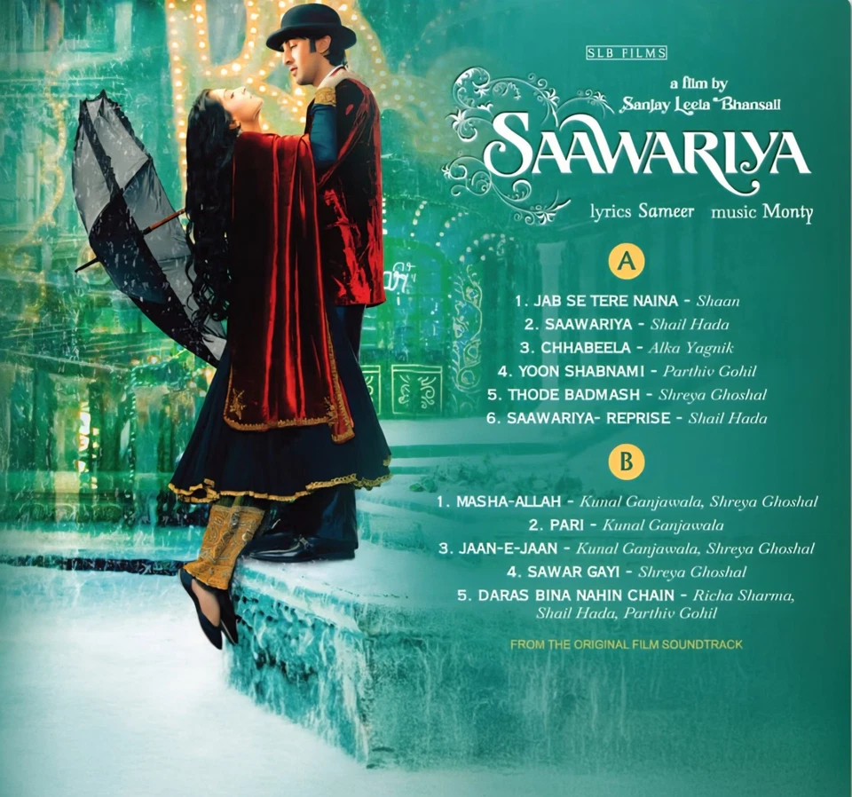 SAAWARIYA - NEW BOLLYWOOD LP VINYL RECORD ( 180 G ) - Image 2 of 2