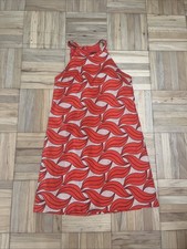 Ann Taylor Women’s Sleeveless Red Patterned Dress Size 6