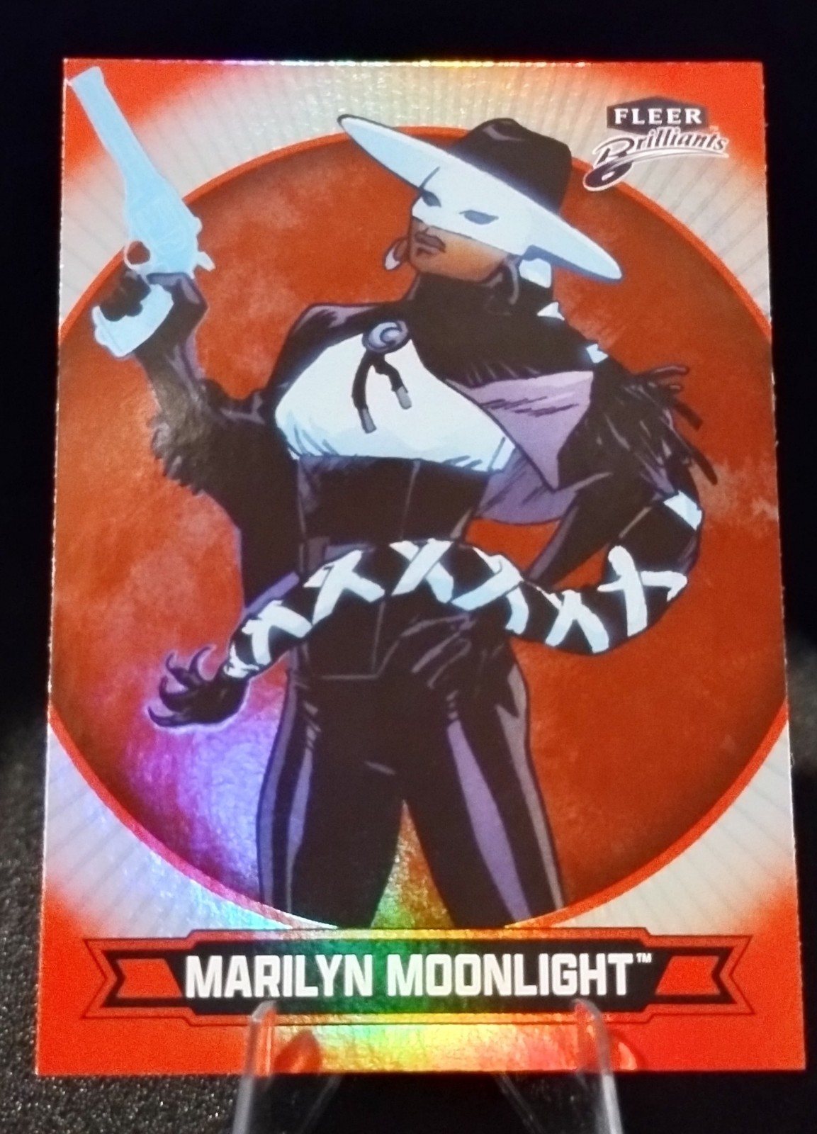 Marilyn Moonlight 2025 Fleer Brilliants Superman Red Parallel #26