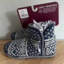 MUK LUKS Leigh Slipper, Size Small 5/6 