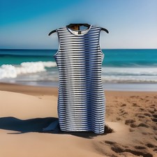 SHEIN Women’s S Bodycon Sheath Dress- Geometric-Sleeveless-Round Neck-NWOT