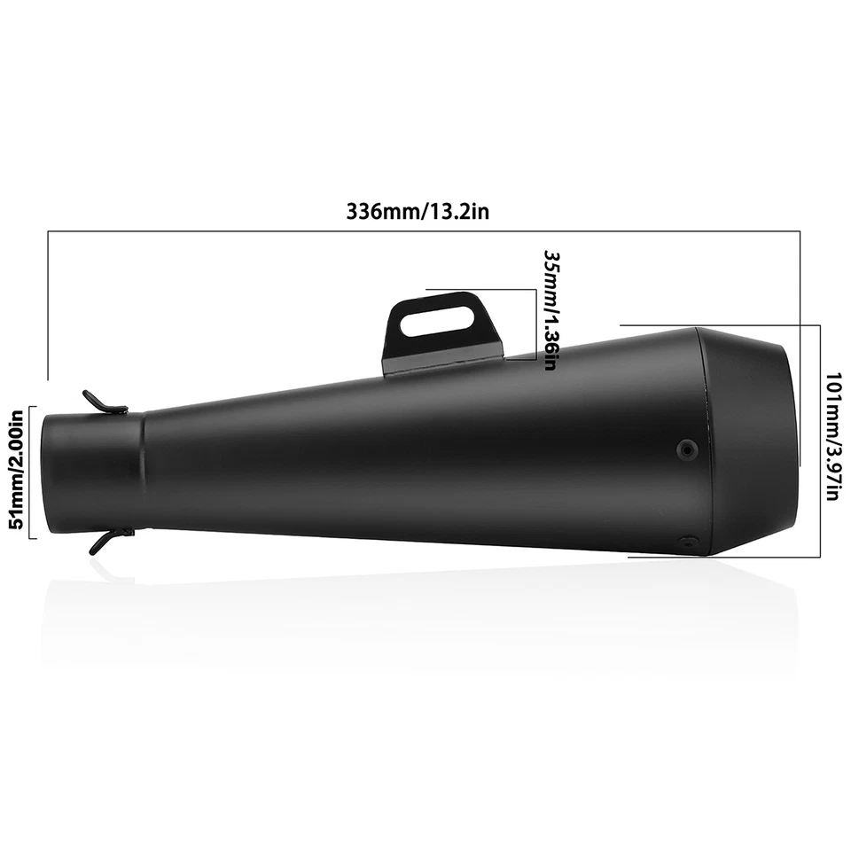 Tubo de escape silenciador universal para motocicleta YZF R6 R1 GSXR 750 CBR 600 Foto 3 de 4