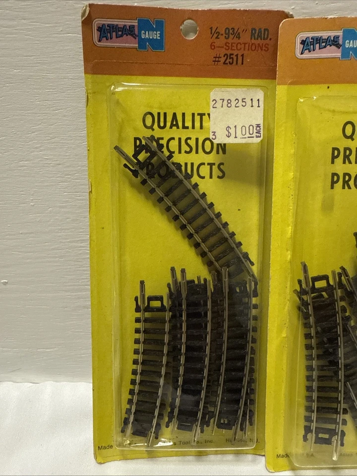 Lot of Atlas Assorted N Scale Track (3) 2521 (1) 2511 NIP - Image 2 of 3