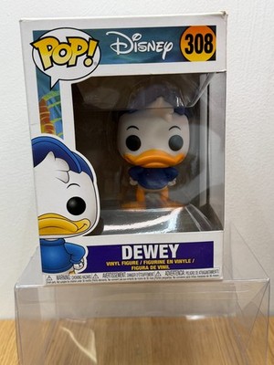 Funko Pop! Disney Ducktales #308 Dewey (Damaged Box) + FREE POP PROTECTOR