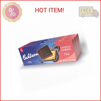 Bahlsen Choco Leibniz Dark Cookies (3 boxes) - Leibniz Butter Biscuits topped wi