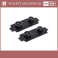 2x Dämpfungsblech Bremssattel für PORSCHE Boxster 987 Cayman 2.7 VORNE