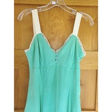Papaya Y2K Cottagecore Spring Easter Soft Girl Era Dress Lace Trim SMALL Lined