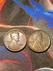 (2x) 1928 & 1929 D Lincoln Wheat Cent XF Toned