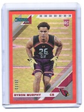 2019 Byron Murphy Donruss Jersey Number RC 20/33 #265 (H2377) $6 MAX SHIP