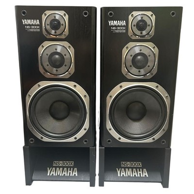 Yamaha NS-300X 3-Way Loudspeaker System Pair w/ Stand Tested