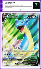 Lapras V Sword & Shield #189/202 2020 Pokemon DCM 7 on eBay