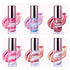 Women 1Pcs Shiny Lip Glaze Lip Lacquer Sugar Swirl Lip Gloss Nourishing Shimmer