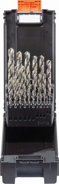 Projahn Sortiment Metall Spiralbohrer HSS-G Din 338 Typ N Turbo 1-13Mm 25-Teilig-image