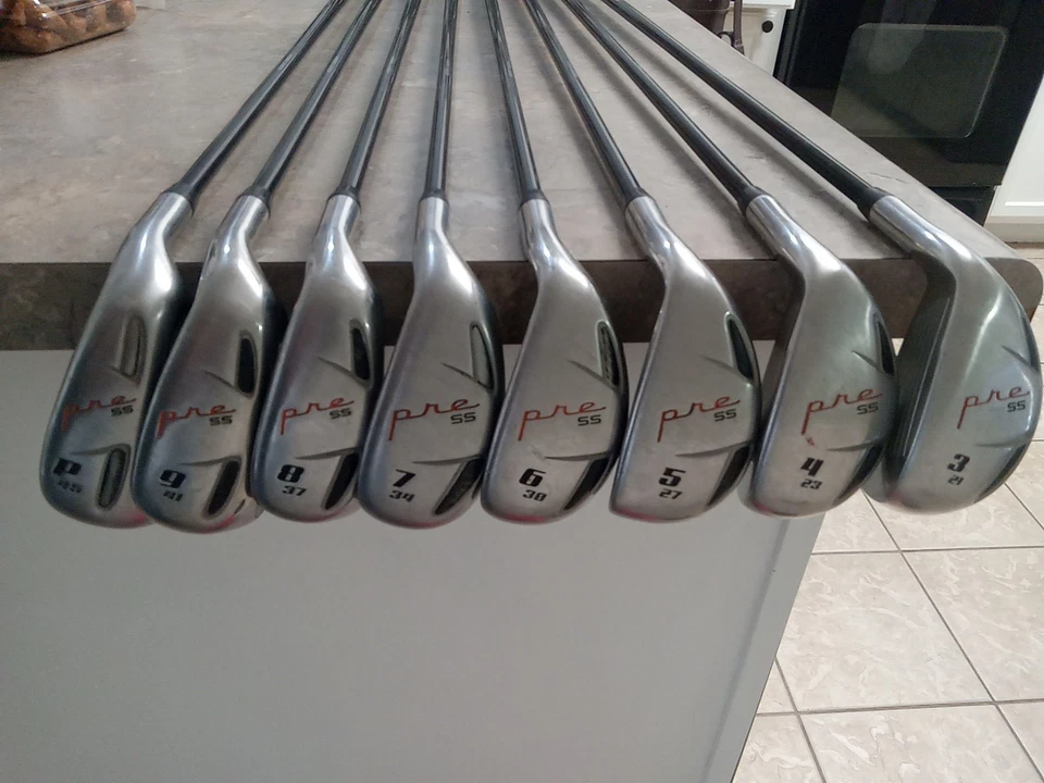 PINEMEADOW PRE SS HYBRID Set 3-9 + PW , HYIRON Gpht,shafts,r Flex 1"TALL SET - Image 2 of 4