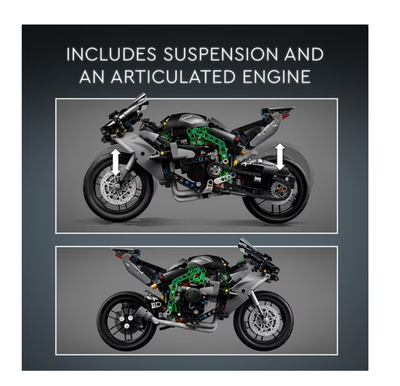 LEGO TECHNIC: Kawasaki Ninja H2r Motorcycle (42170) for sale