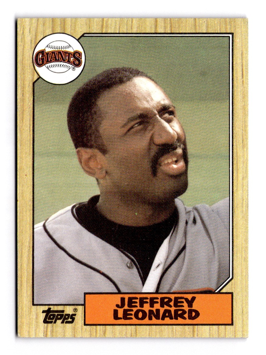 1987 Topps Jeffrey Leonard #280