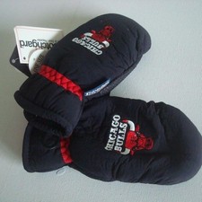 CHICAGO BULLS GLOVES MITTENS YOUTH KIDS 2-7YRS VINTAGE G-CAP G4