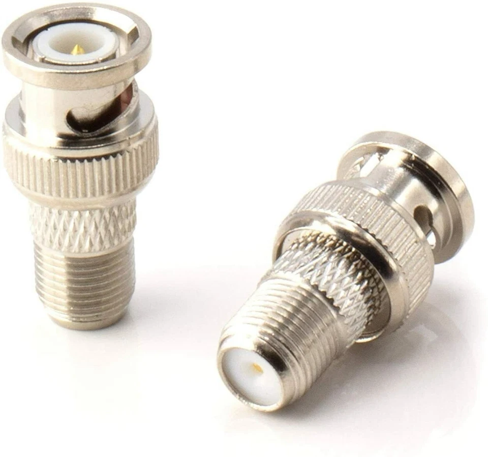 RF Coaxial Adapter, Conveter | F-Type Female to BNC Male Connector - 50 Pack - Image 2 of 4