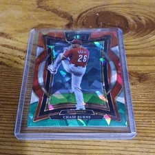 2025 Panini Select Concourse Prizm - Chase Burns #94 Cincinnati Reds
