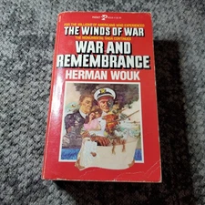 War and Remembrance Herman Wouk 1980 First Pocket Books Signed WWII