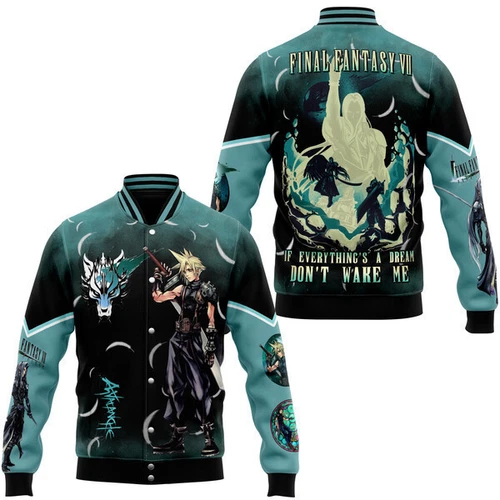 Final Fantasy VII New Baseball Jacket For Fan