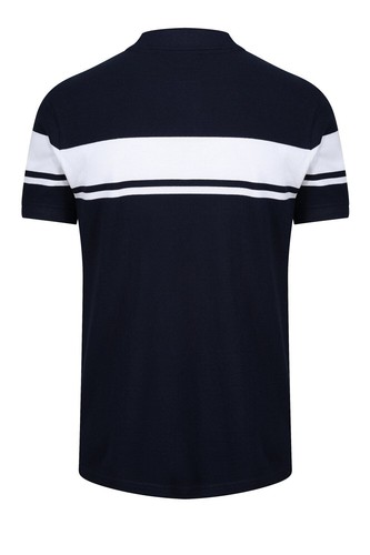 SERGIO TACCHINI "YOUNG LINE" POLO SHIRT MARITIME BLUE/WHITE, NEW! CASUAL/ULTRAS - Foto 2 di 2
