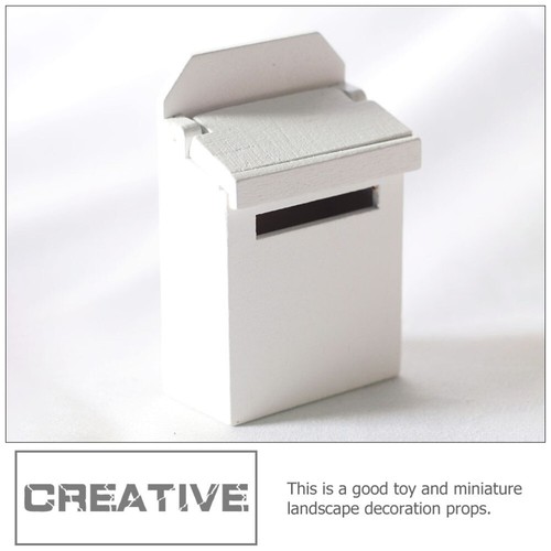 Doll House Accessories Diy Wood Miniature Mailbox Micro Landscape Ornament - Picture 3 of 12