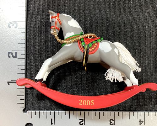 Rocking Horse Ornaments Keepsake Hallmark 1999-96-2005 with box You Select - Picture 19 of 22