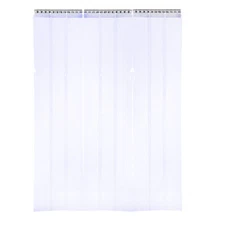 Vinyl Plastic Strip Door Curtain Kit 82.7" H X 35.5" W,Clear PVC Freezer Curtain