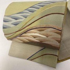 JAPANESE KIMONO FUKURO OBI PURE SILK VINTAGE Z7112