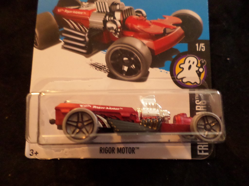 HW HOT WHEELS 2017 HW FRIGHT CARS #1/5 RIGOR MOTOR  RED  HOTWHEELS VHTF
