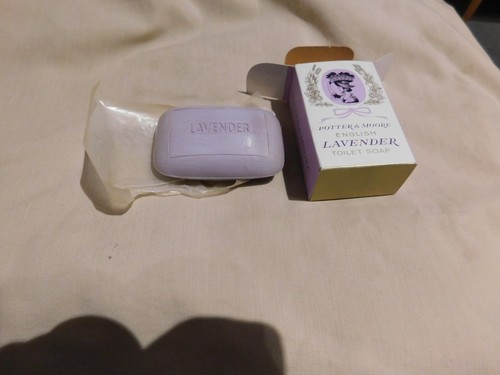 Vintage Potter & Moore Lavender Toilet Soap Bar