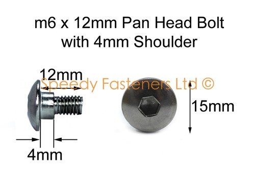 Shoulder Fairing Bolts Motorcycle Stainless Steel Select m5 m6 Shouldered - 第 18/26 張圖片
