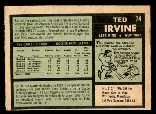 1971-72 O-Pee-Chee OPC #1-264 'VG to VGEX' Complete Your Set Break Pick *virtus* - Picture 143 of 499