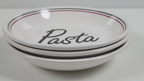 Cooks Club 9.5" Cuencos de Pasta Hechos en Portugal ~ Juego de 3 - Imagen 2 de 8