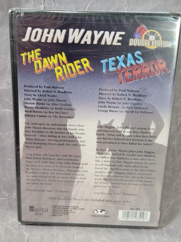 John Wayne Movie Lot 6 DVD Dawn Rider Texas Terror Sagebrush Trail Blue Steel ++ - Imagen 7 de 8