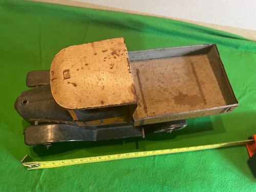 VINTAGE c1920 GREPPERT & KELCH G&K TIN TOY TRAIN GERMAN CARPET LOCO clockwork - Picture 20 of 21