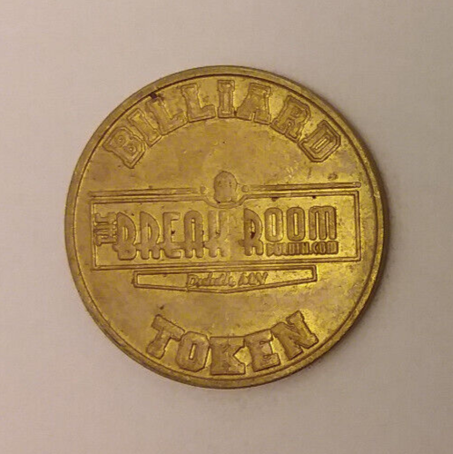 The Break Room Duluth, MN Billiard Token 24mm | eBay