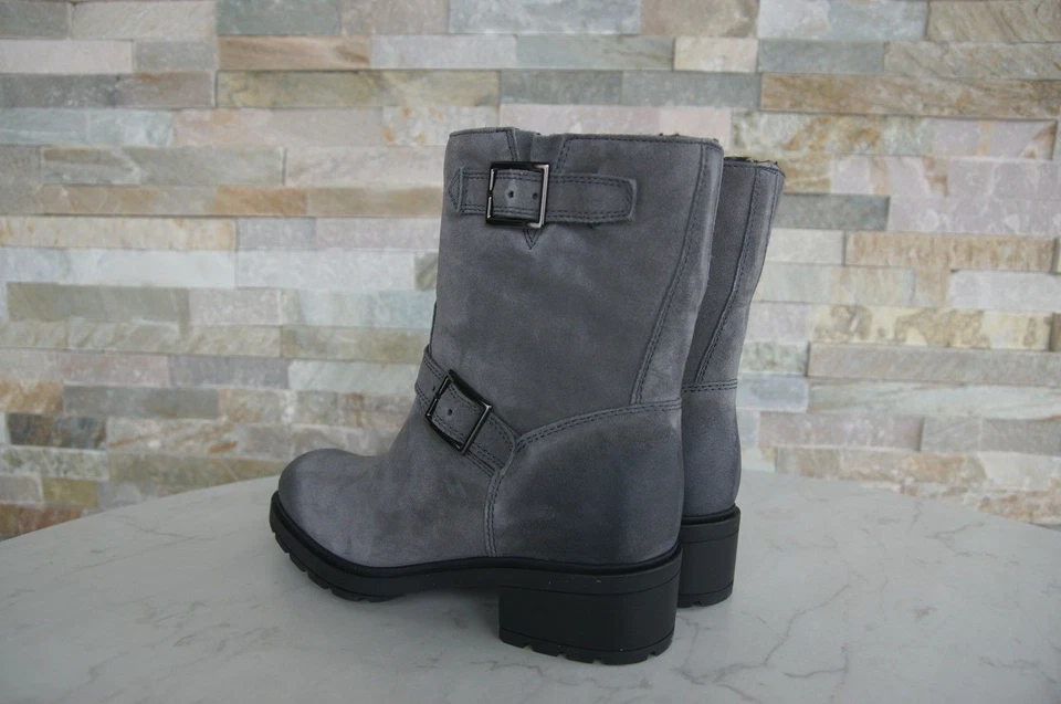 Botines para mujer HOGAN talla 41 piel de oveja gris alquitranado NUEVOS anteriormente PVP 390 € Foto 4 de 4