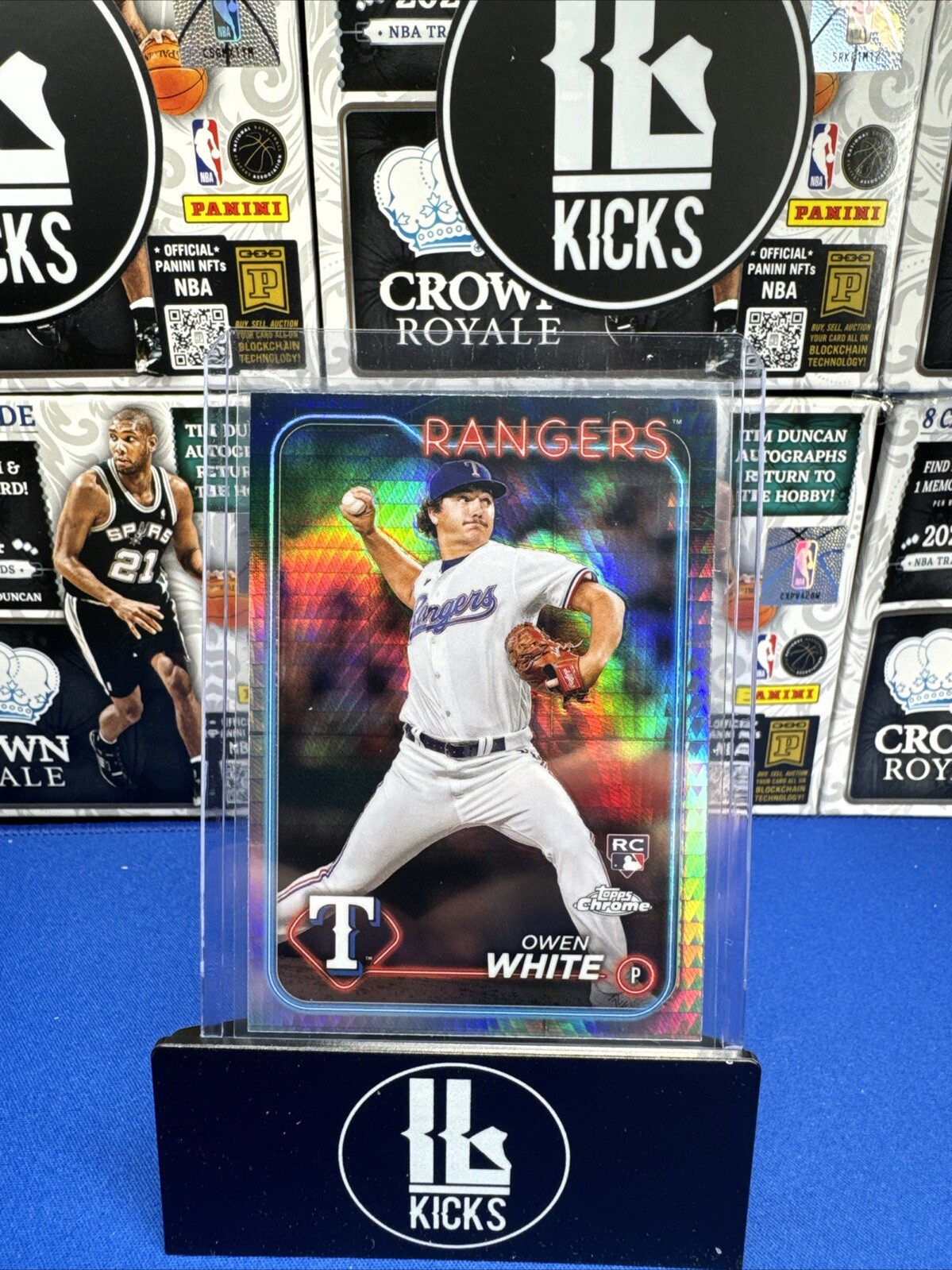 2024 Topps Chrome - Prism Refractor #211 Owen White (RC)